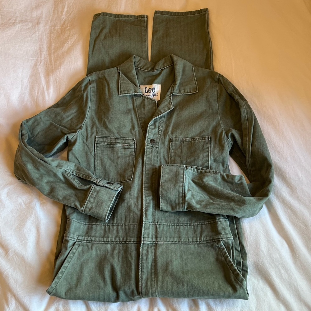 Free People - Lee Union Coverall in Vintage Olive